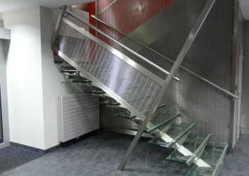 Stainless steel stairways